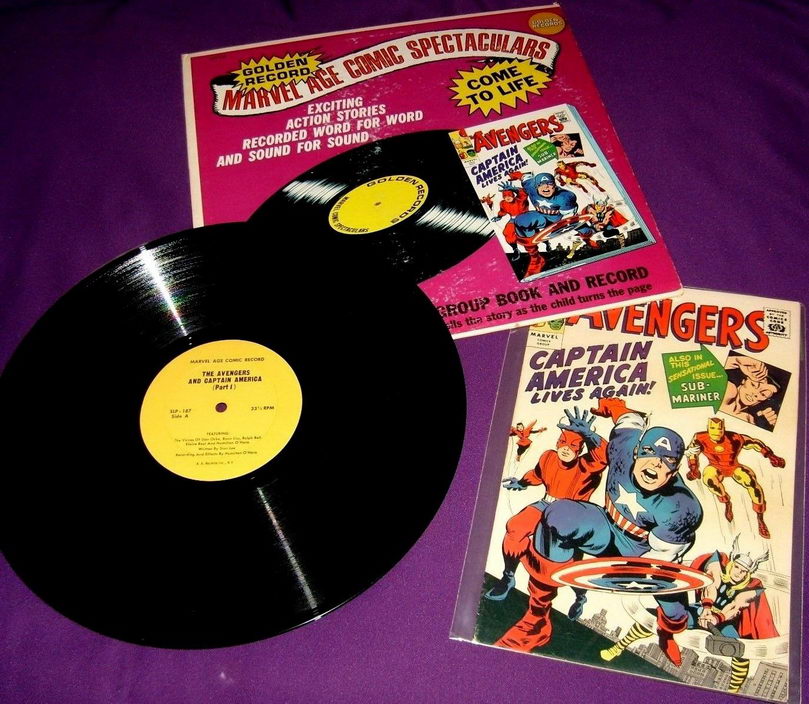Marvel LP records